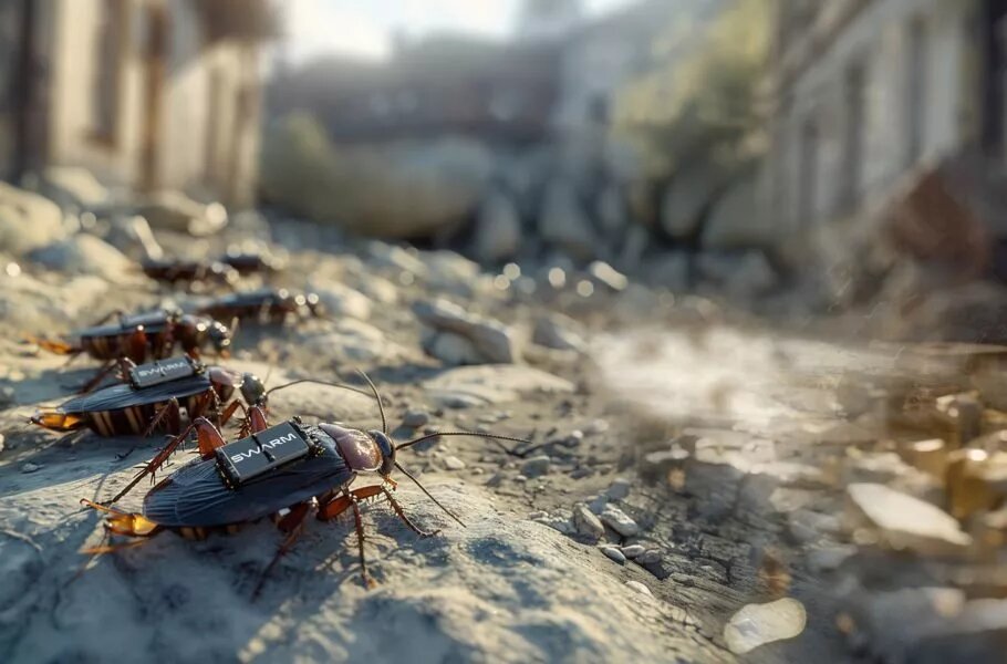 ورود سوسک‌های جاسوس با کوله‌پشتی به میدان